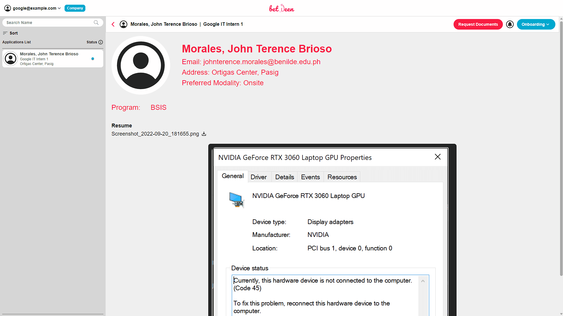 Image of between.web