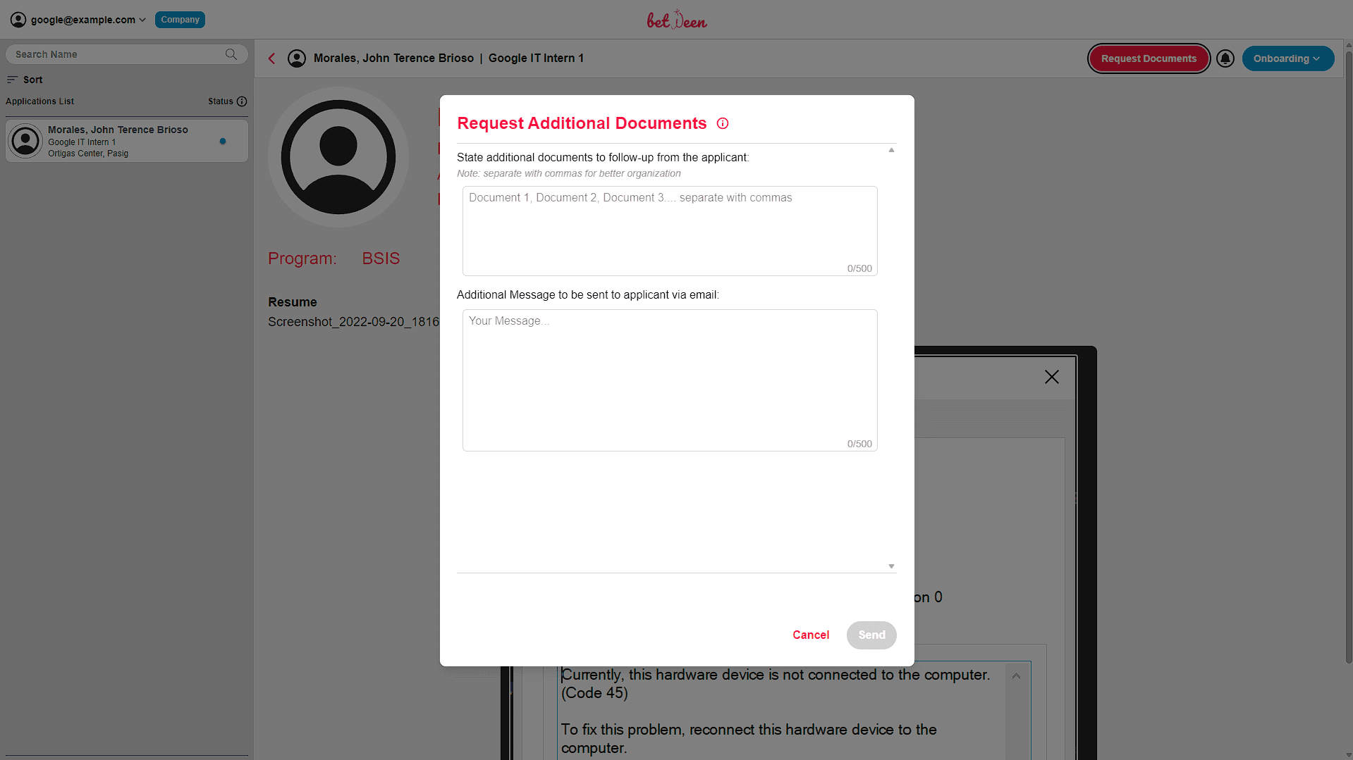 Image of between.web