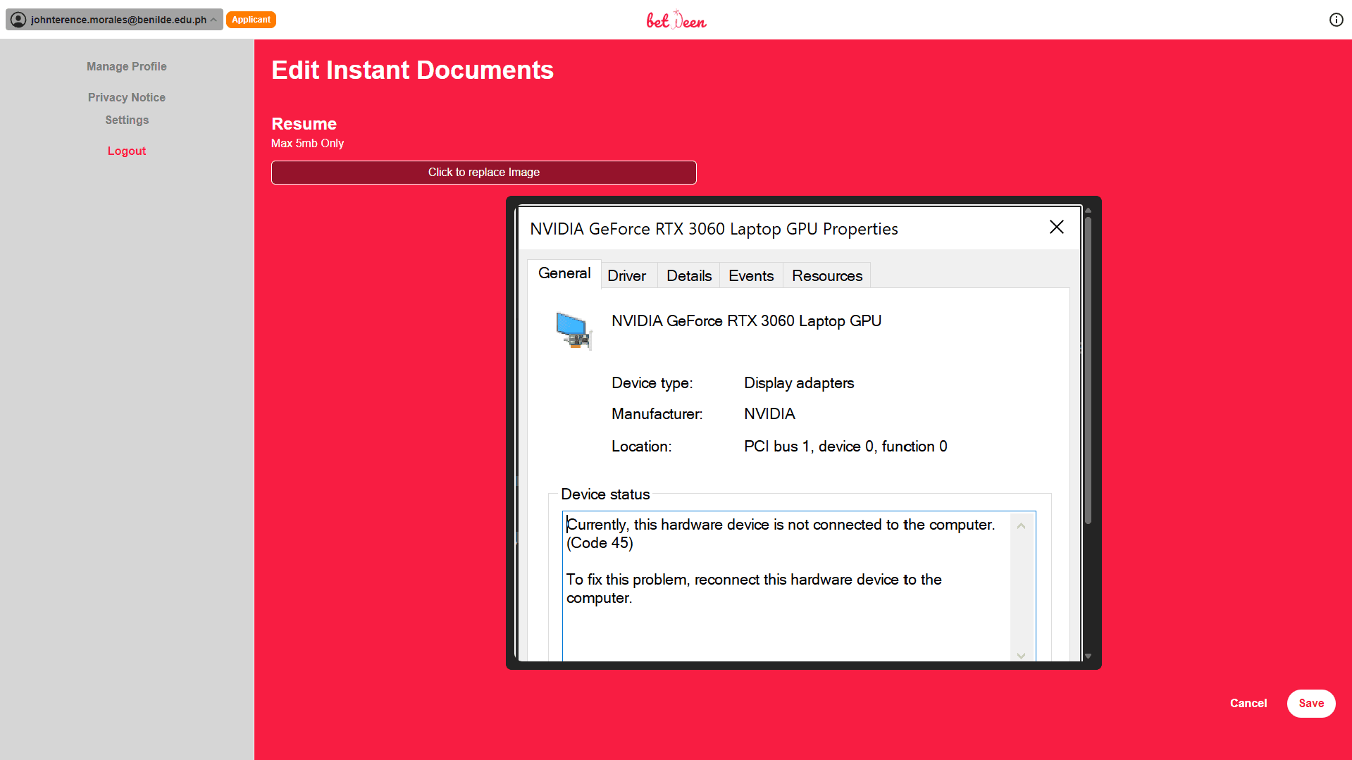 Image of between.web