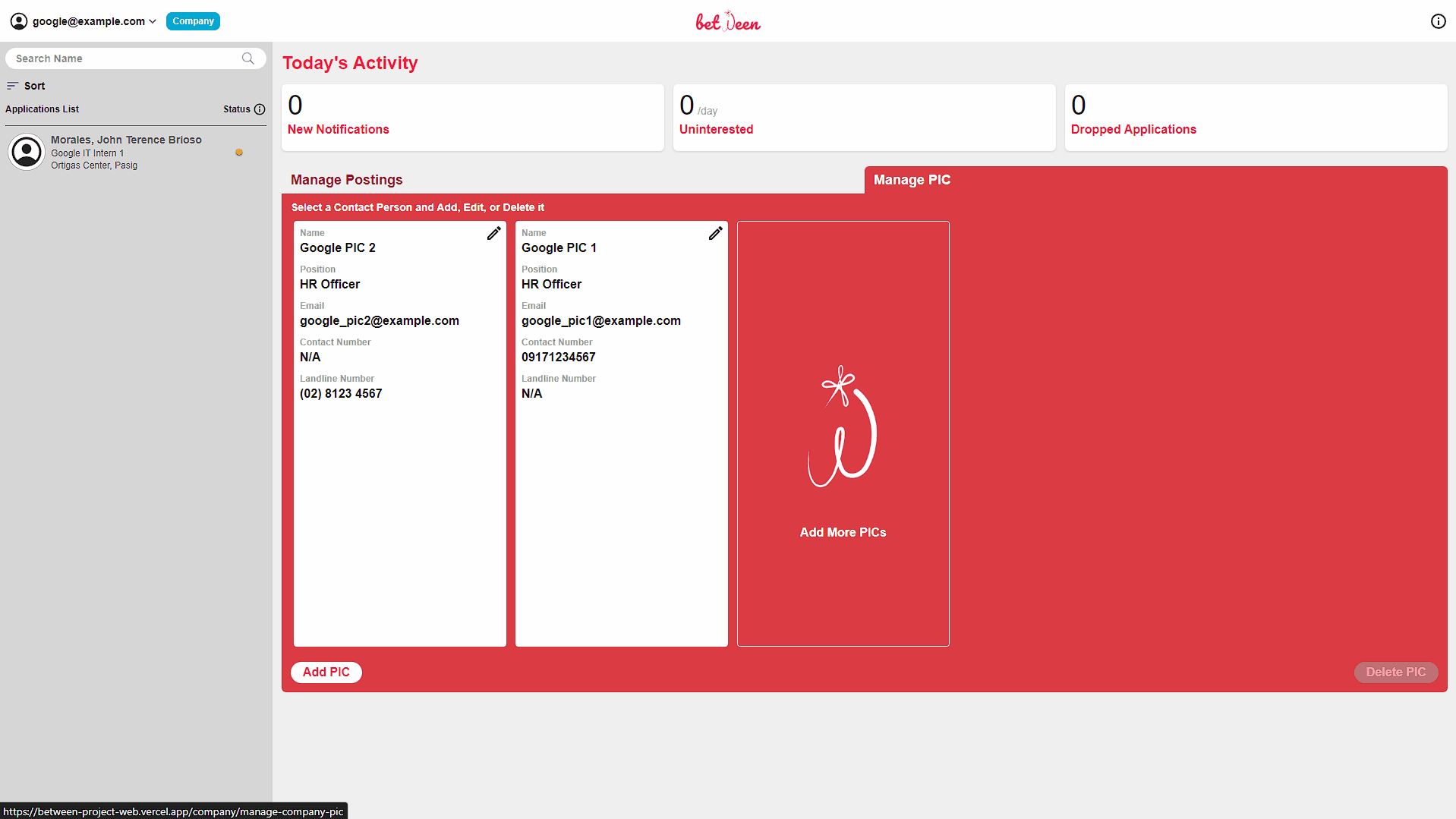 Image of between.web
