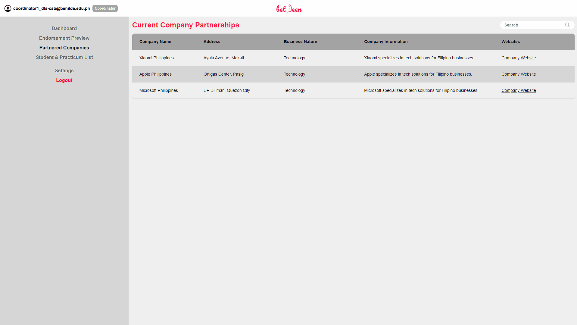 Image of between.web