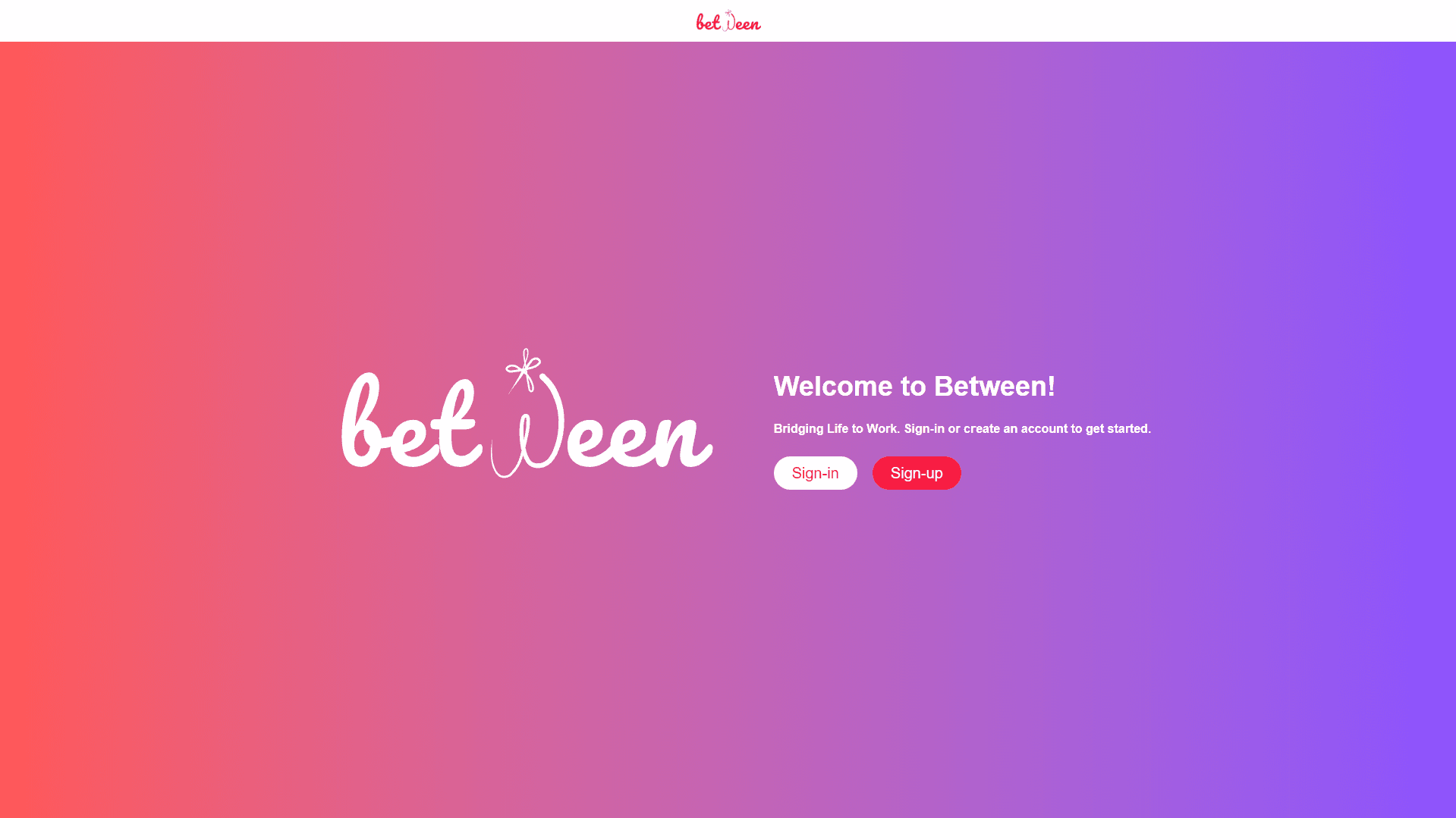 Preview of project between.web