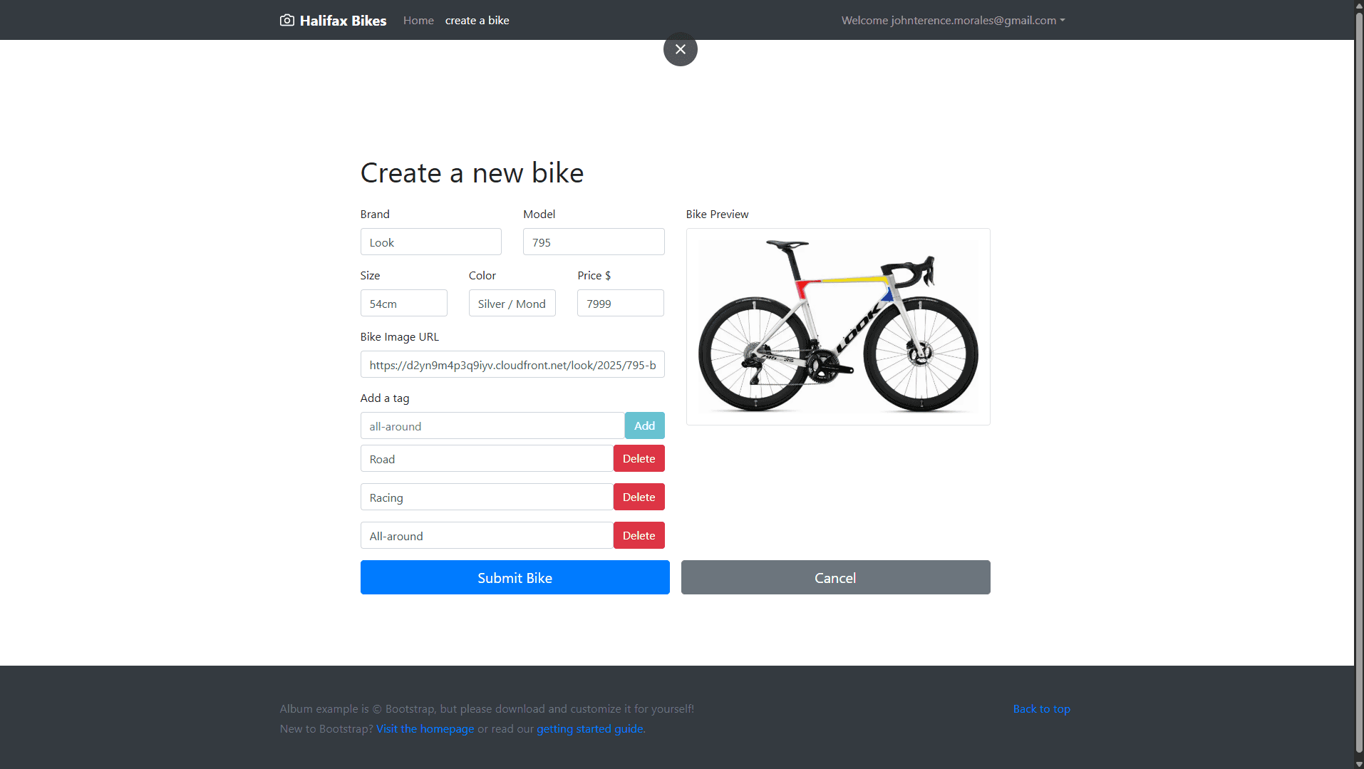 Image of Bikes List MERN