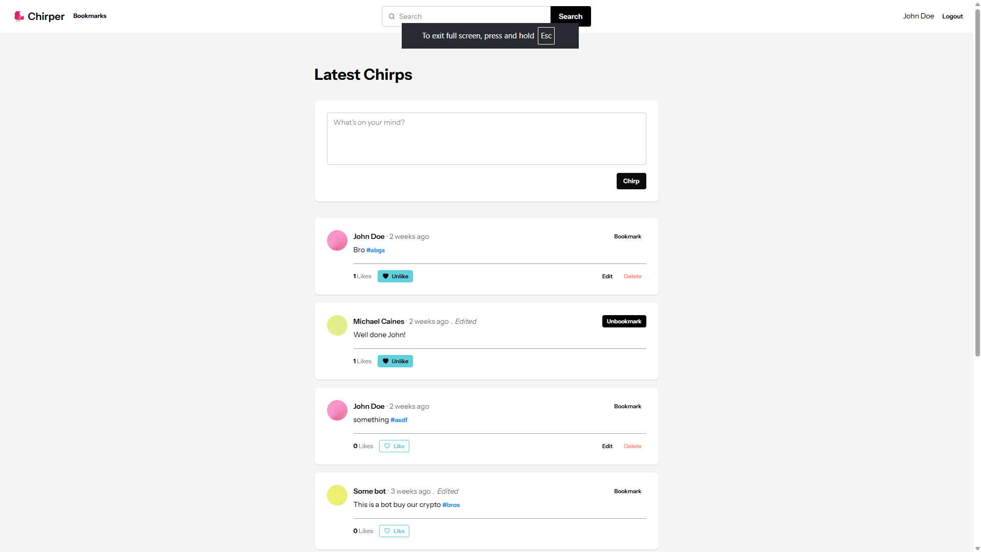 Preview of project Chirper-enhanced